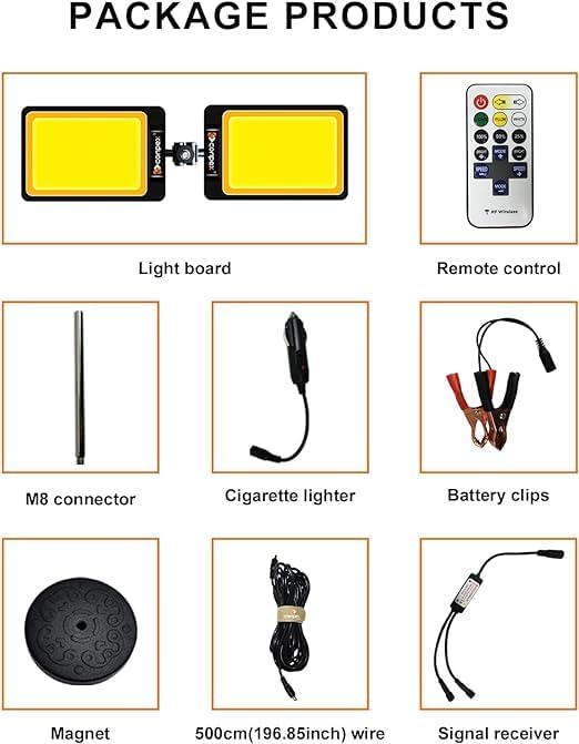 CONPEX LED Work Light | 20,000LM Dual-Head Adjustable Magnetic Light for Workshop & Camping Nawazia
