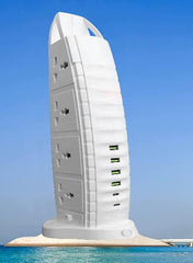 Sailboat Shape Tower Extension Lead with Type C Fast Charging Ports Nawazia
