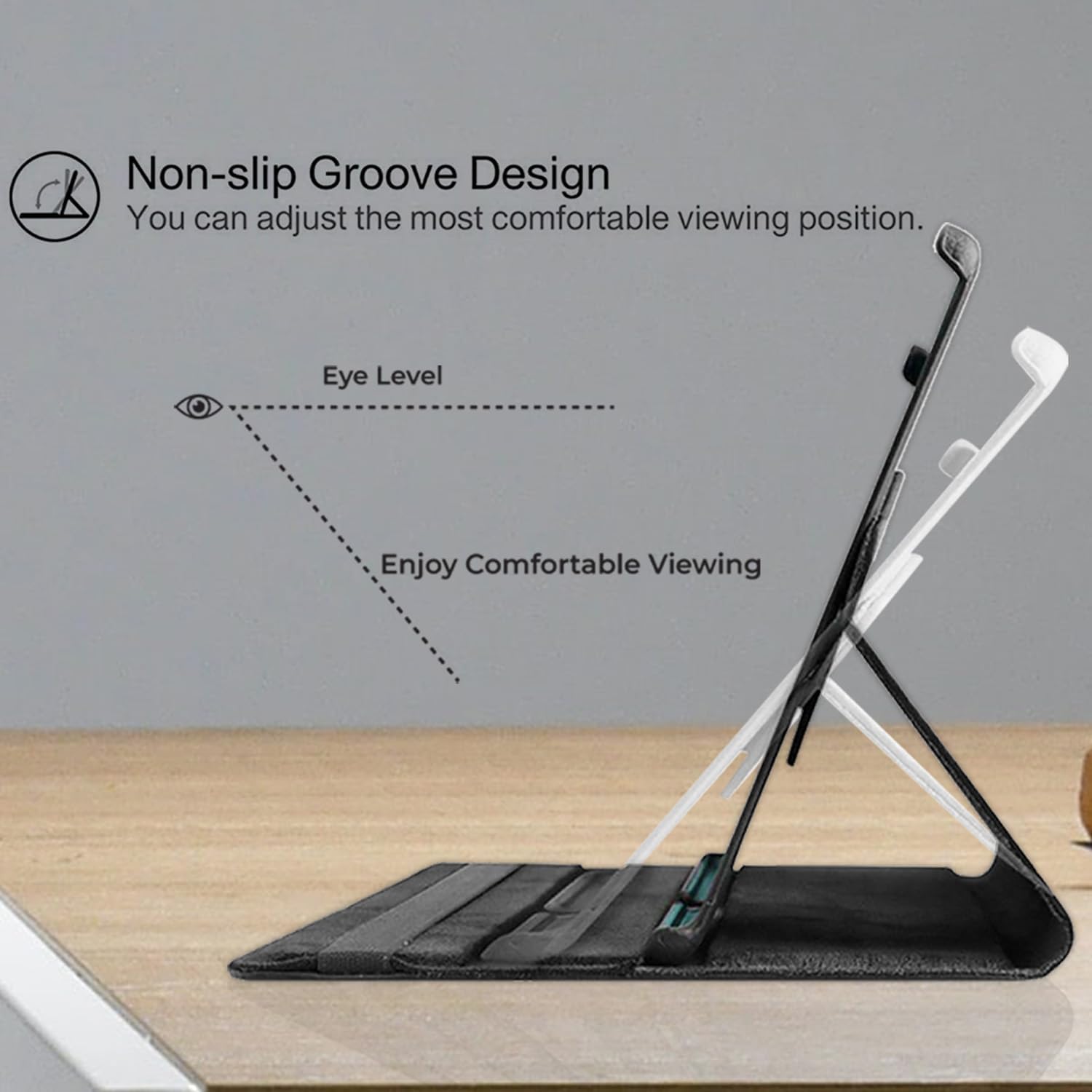 iPad Pro 11" 2024 (M4) Case - 360° Rotating Smart Folio Cover with Auto Sleep/Wake & Multi-Angle Stand (Multi-Color) Nawazia