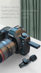 K35 Pro Wireless Lavalier Mic – Dual-Mic, Noise Reduction, 3.5mm AUX, For Vlogging, Interviews & More Nawazia