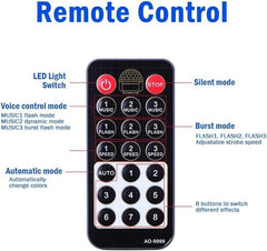 LED Disco Lights Party Lights | Rotating Crystal Magic Ball for Vibrant Celebrations Nawazia