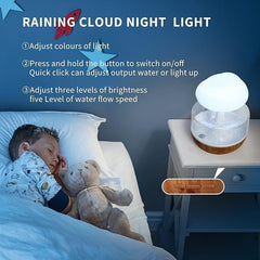 Raining Cloud Night Light Aromatherapy Diffuser | Sleep Aid & Relaxation Nawazia