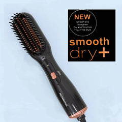 3-in-1 Hair Dryer and Styler – Hair Styling Brush with Smooth Dry Plus Technology for a Radiant Look Nawazia