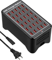 30-Port USB Charging Hub – 150W High-Speed Multi-Device Charger for Smartphones, Tablets, and More Nawazia