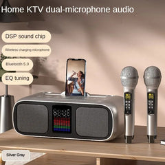 S39 Karaoke Speaker | All-In-One Wireless Entertainment System with Dual Horns & Microphones Nawazia