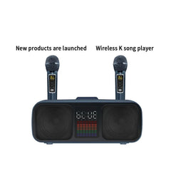 S39 Karaoke Speaker | All-In-One Wireless Entertainment System with Dual Horns & Microphones Nawazia