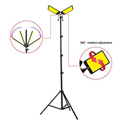 LED Work Light with Telescoping Tripod | 20,000 Lumen Dual-Head Adjustable Stand for Outdoor & Indoor Tasks Nawazia