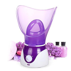 Facial Steamer | Professional Face Sauna Mask & Steam Inhaler | Moisturizer with Aroma Diffuser (Purple) Nawazia