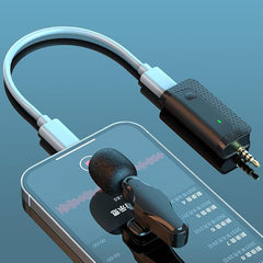 K35 Pro Wireless Lavalier Microphone | 2023-24 Advanced Audio Technology for Crisp Sound Quality Nawazia