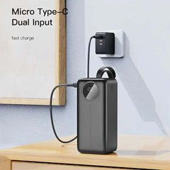 LCD Digital Display Power Bank – 30000mAh Portable Charger with High-Speed Charging Nawazia