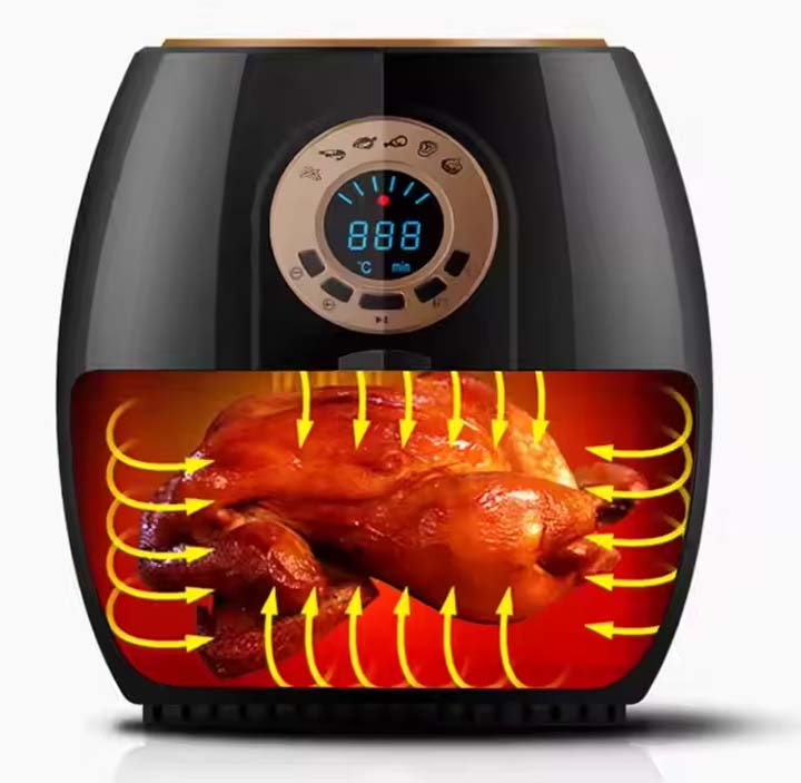 8 Preset Air Fryer Ajman Appliance