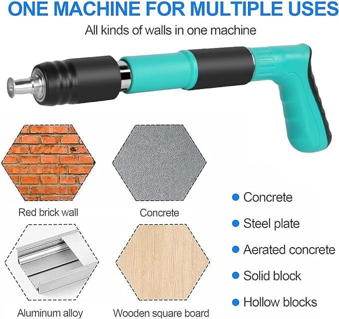 Mini Nail Fixation Tool – Compact Manual Steel Nail Gun for Concrete and Masonry Applications Nawazia