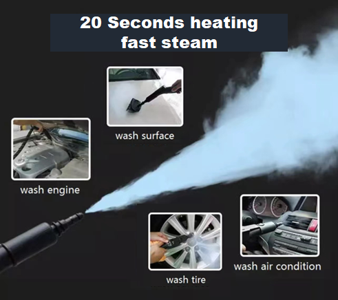 Multi-Function Portable Steam Washing Machine | CE-Certified Engine Washer for Home & Car Cleaning Nawazia