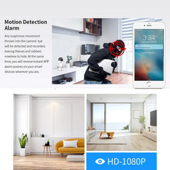 1080P Robot Camera | 360° WiFi Security Camera with Night Vision, Auto Tracking, and Baby Monitor Features Nawazia