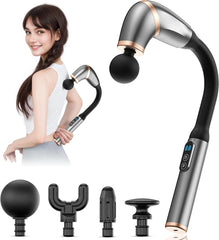 Extended Handle Massage Gun – Long Handheld Deep Tissue Massager for Full-Body Muscle Relief and Recovery Nawazia