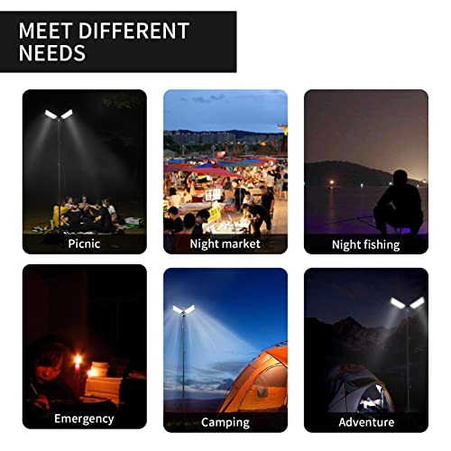 LED Work Light with Telescoping Tripod | 20,000 Lumen Dual-Head Adjustable Stand for Outdoor & Indoor Tasks Nawazia