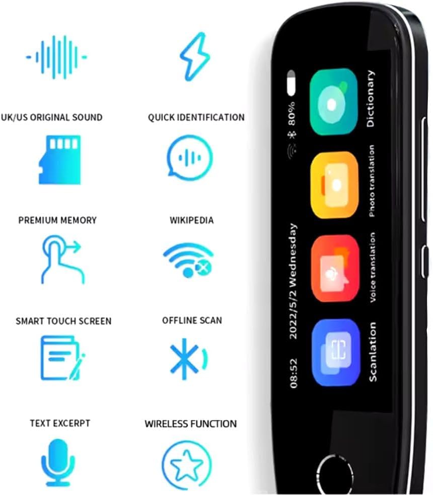Advanced Voice Translator – Real-Time Multilingual Communication Device for Travel, Business, and Learning Nawazia