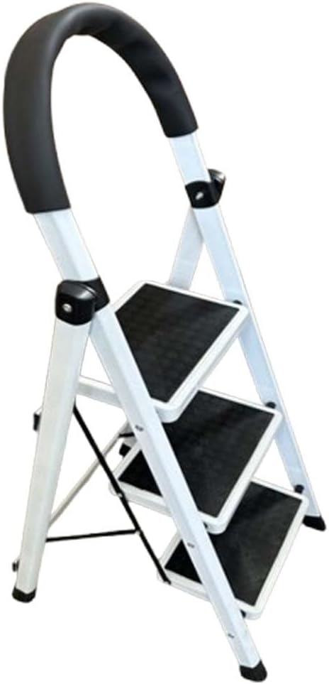 Lightweight Foldable Ladder – Anti-Slip Multi-Position Ladder, Heavy Duty & Sturdy, Compact Design for Home, Kitchen, Pantry, and Office Use, High Capacity Nawazia