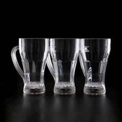 Acrylic LED Flashing Color-Changing Glass | Water-Activated Light-Up Beer Mug & Whiskey Cup for Parties Nawazia