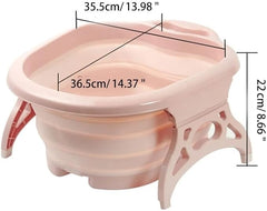 Green Collapsible Foot Spa Tub | Portable Pedicure and Relaxation Solution Nawazia
