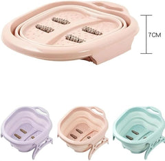 Green Collapsible Foot Spa Tub | Portable Pedicure and Relaxation Solution Nawazia