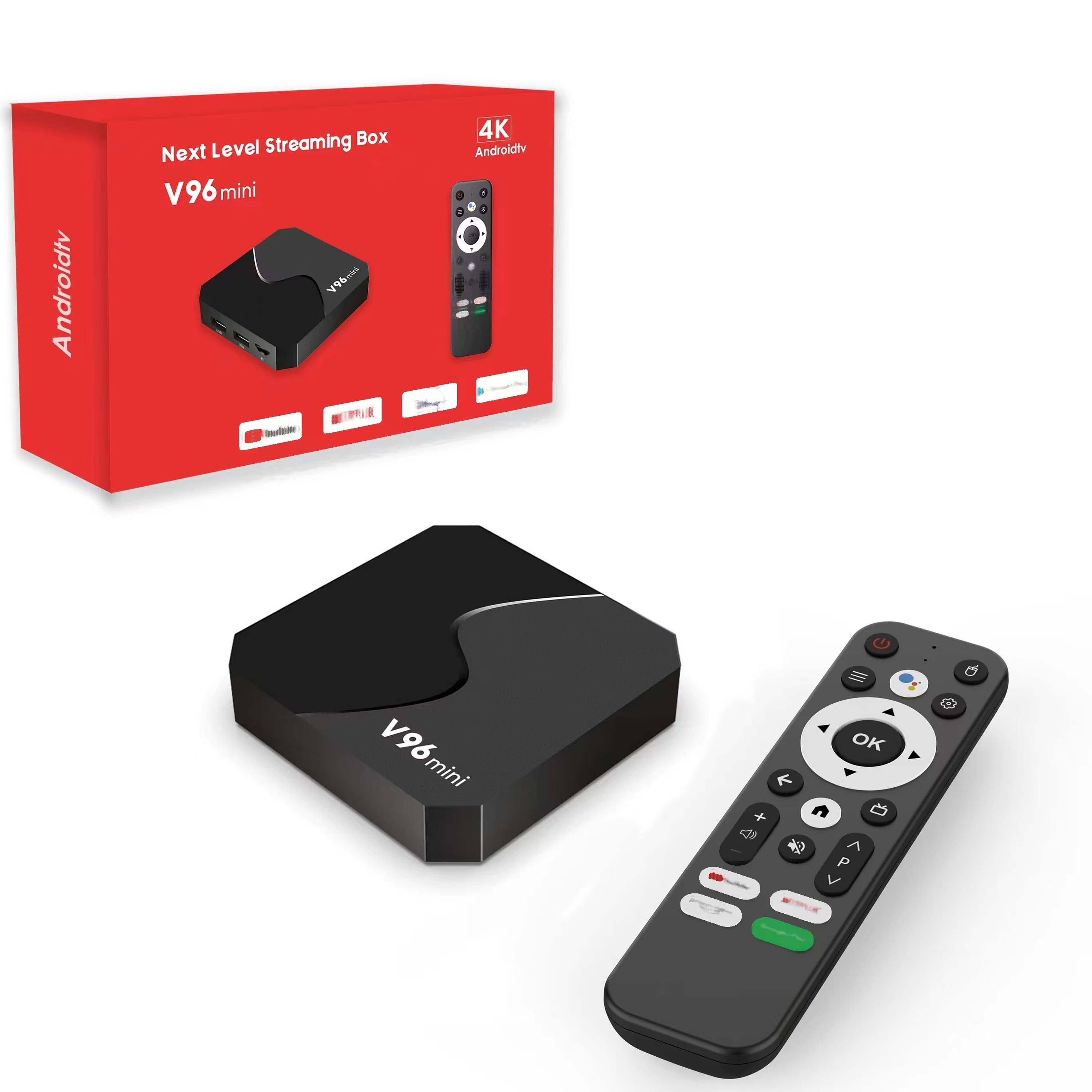 Android 12 TV Box V96 Mini with App Streaming and Dual Display Support