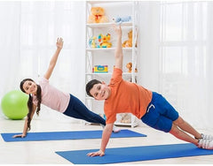 Blue Matt Workout & Flooring Exercises for Kids