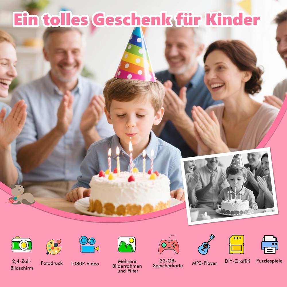 Digital Instant Print Camera for Kids – Toys Category UAE