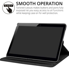 Durable Leather Case with 360° Rotation and Smart Cover for Huawei MatePad