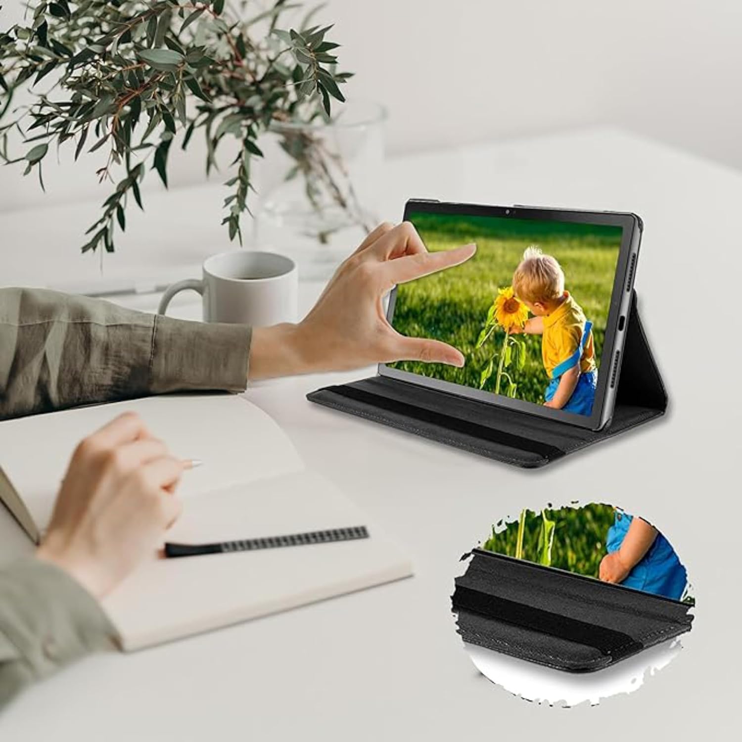 Durable PU Leather Case for Honor Pad X9/X8 Pro 11.5" with 360° Rotation Feature