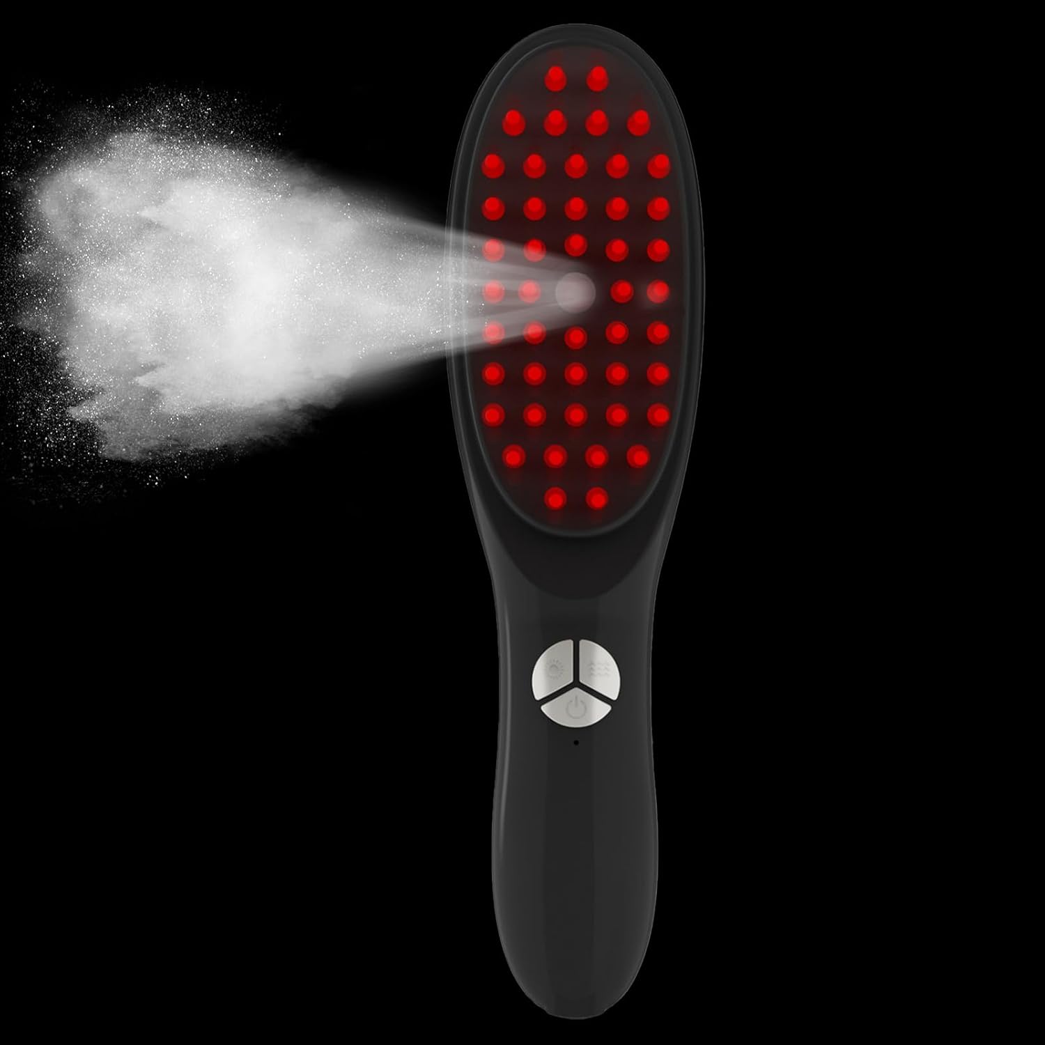 Electric Scalp Massage Comb - LED Light, 3 Vibration Modes, Rechargeable Hair Growth & Stress Relief Tool