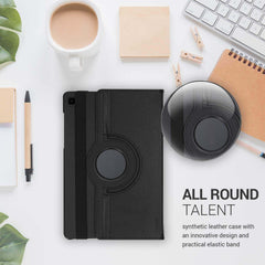 Galaxy Tab A7 10.4" 2020 PU Leather Case with 360° Rotating Stand and Auto Sleep/Wake