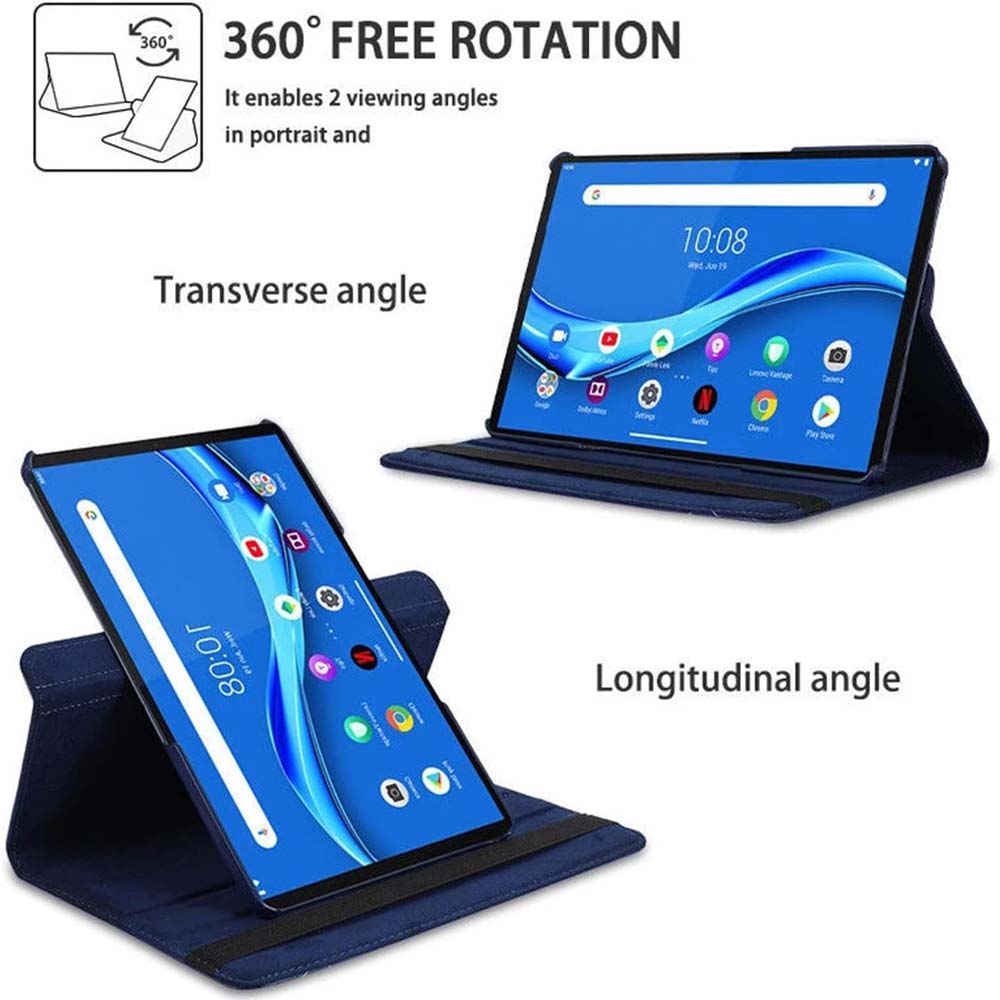 Honor Pad 8 12" Leather Case with 360° Swivel Stand and Anti-Fall Protection