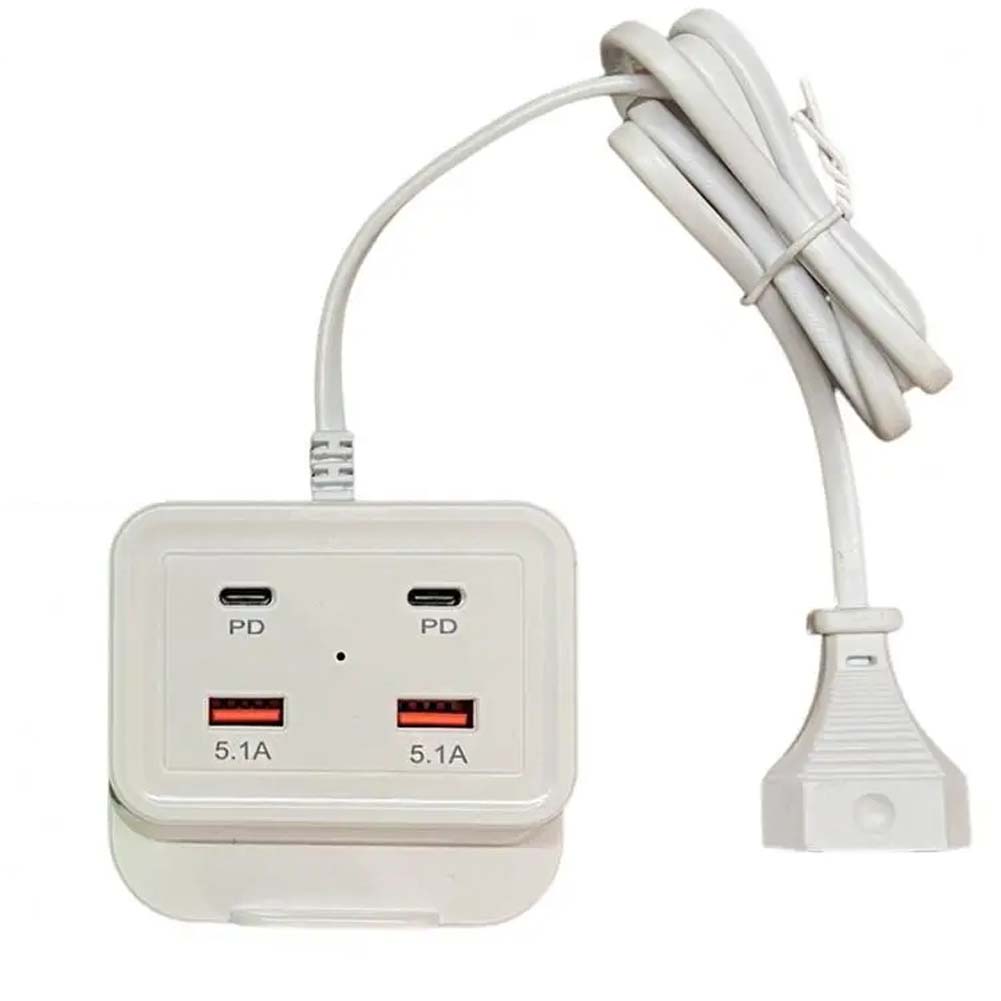 Intelligent USB Power Strip Plug with Dual