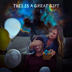 Galaxy Projector – 360° Rotation Star Projector with 13 Replaceable Galaxy Discs, Adjustable Brightness, Ideal for Kids & Adults, UAE Dubai Nawazia