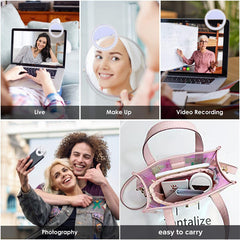 LED Selfie Ring Light for Phone Photography - iPhone/Android