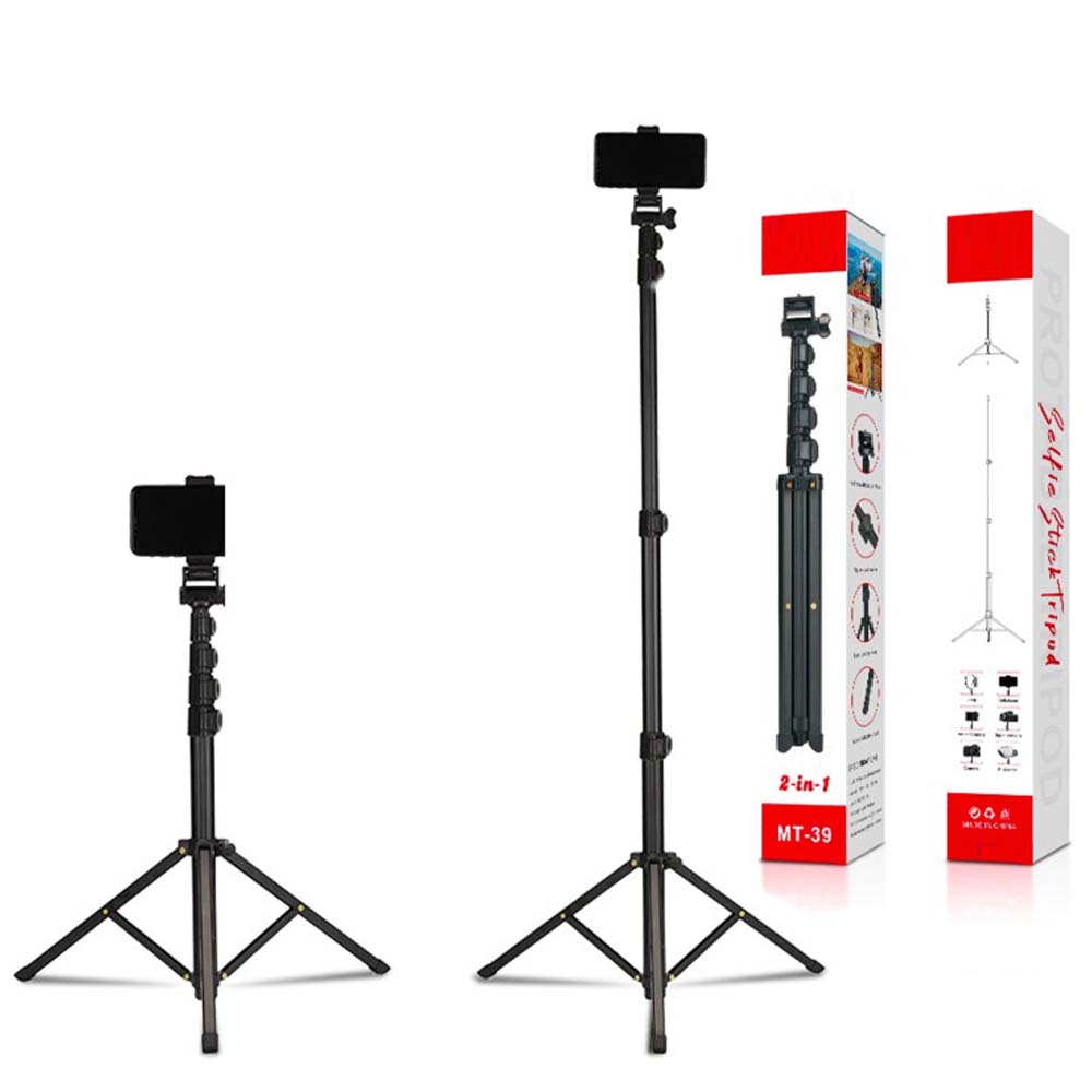 MT-39 2-in-1 Portable Tripod & Selfie Stick