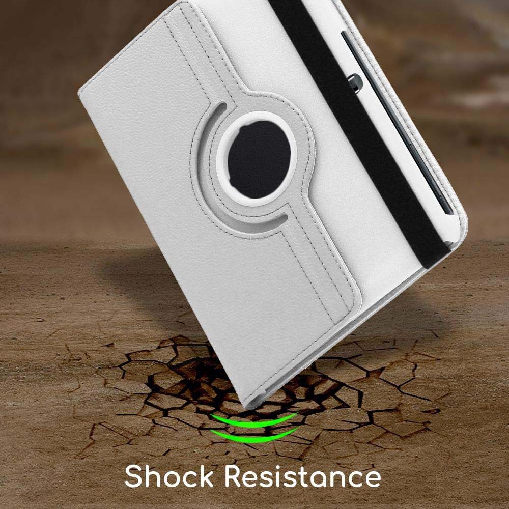 Multi-Color PU Leather Case for Samsung Tab 4 10.1 with 360° Rotating Stand