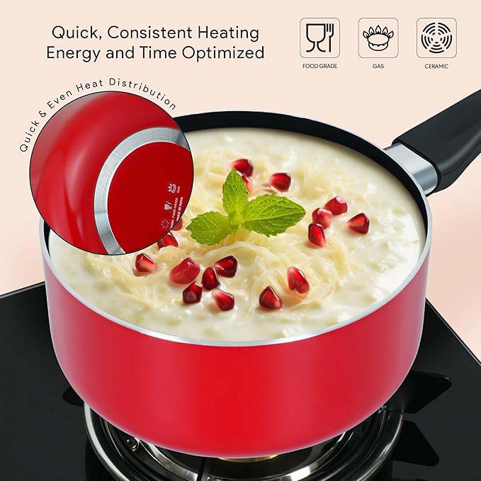 Nonstick Cookware Set Heat-Resistant