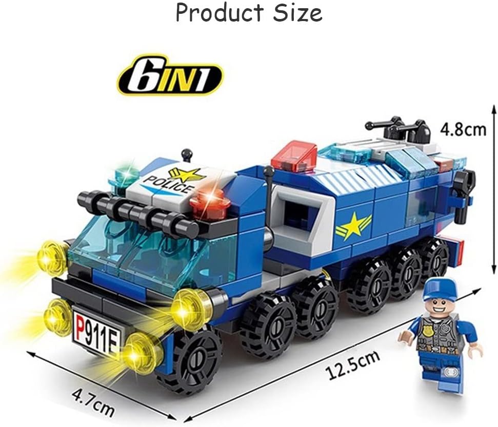 Police Vehicle Building Blocks Set in UAE