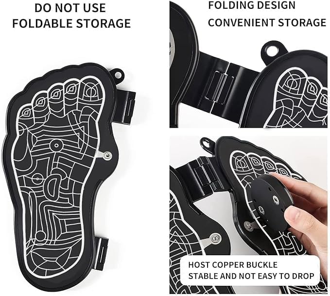 Portable foot massage pad – Nawazia rechargeable device – Ajman wellness gadget