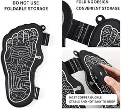 Portable foot massage pad – Nawazia rechargeable device – Ajman wellness gadget