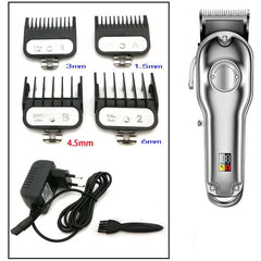 Professional Hair Clipper for Men - Cordless Rechargeable Grooming Kit with T Blade Trimmer