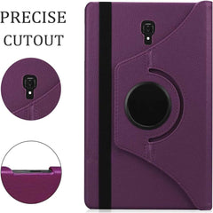 Protective 360° Rotating PU Leather Case for Galaxy Tab A 8.0" 2017 with Auto Wake/Sleep