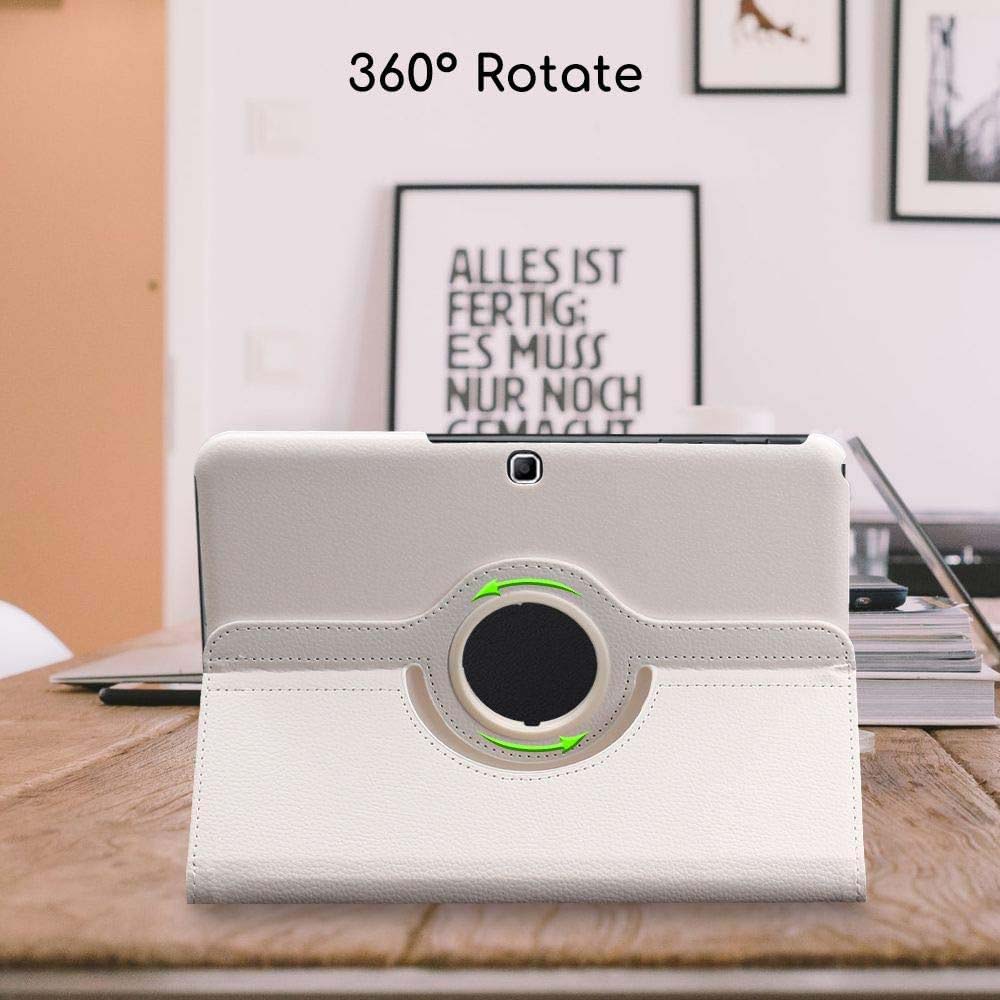 Protective 360° Rotating PU Leather Stand Case for Samsung Galaxy Tab 4 10.1