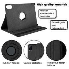 Protective Leather Cover for Huawei MatePad 11 (2024) with Auto Sleep and Rotating Stand