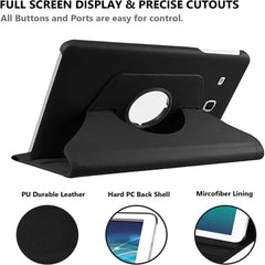 Protective PU Leather Cover with 360° Rotation for Galaxy Tab A 7.0" 2016 SM-T280/T285