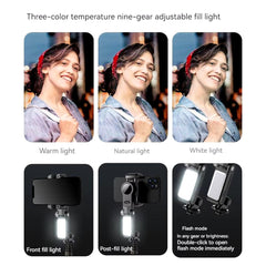 Q18 Mobile Phone Selfie Stick | Anti-Shake Gimbal Stabilizer, Single-Axis Tripod & Fill Light | Ultimate Handheld Content Creation Tool