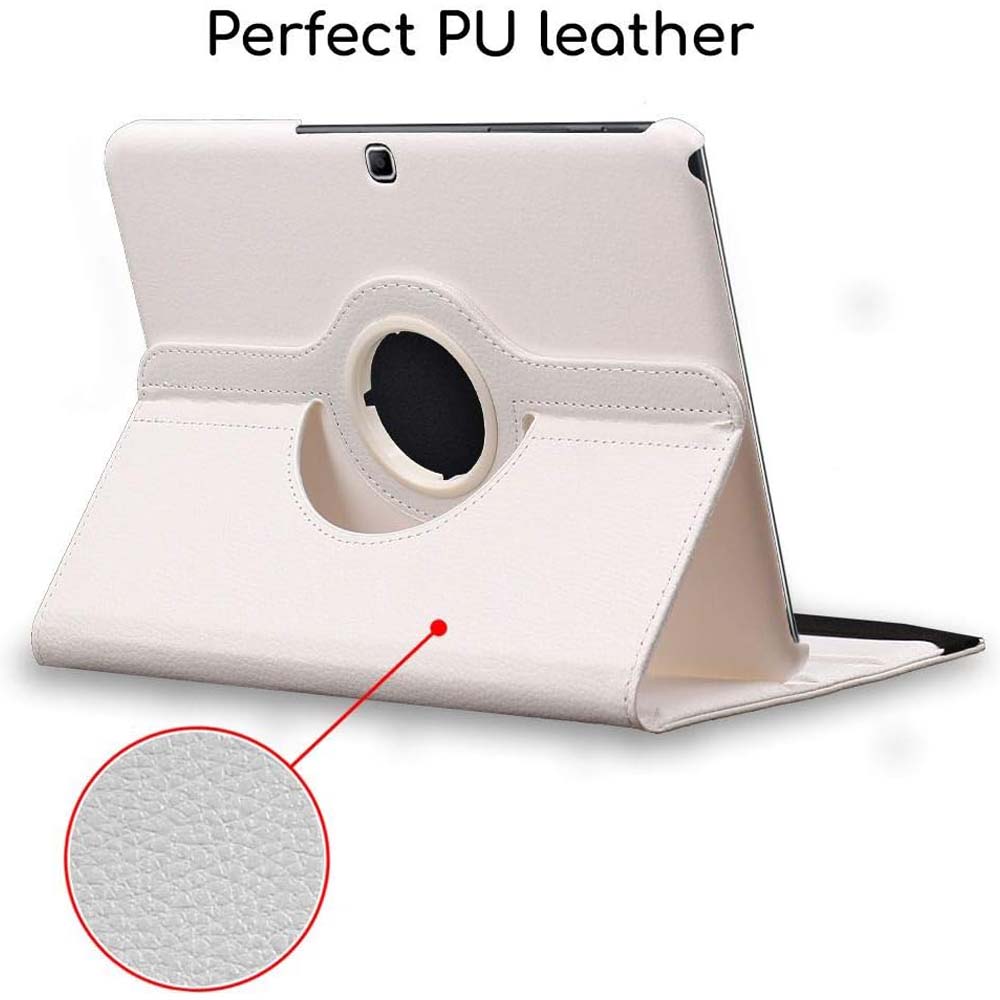 Samsung Galaxy Tab 4 10.1 PU Leather Case with 360° Rotation and Multi-Angle Stand