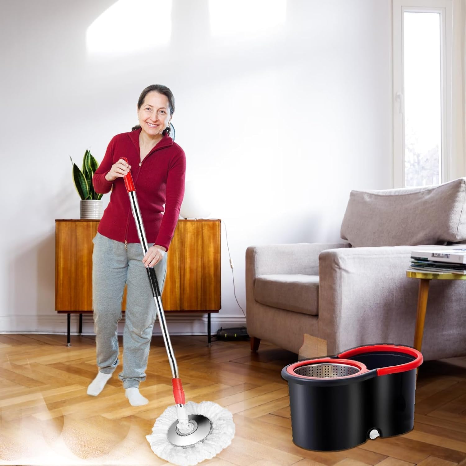 Spin Mop & Bucket Set